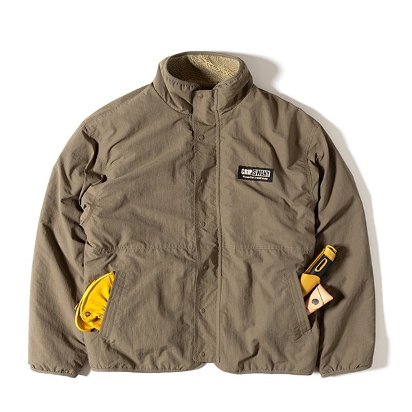 1円～ GRIP SWANY/グリップスワニー フリース ボア パーカー GSC-25/NAVY/M GRIP SWANY×SUNDAYMOUNTAIN グリップスワニー×サンデーマウンテン G-1