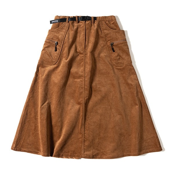 Grip Swany W's Corduroy Camp Skirt Walnut [グリップスワニー]