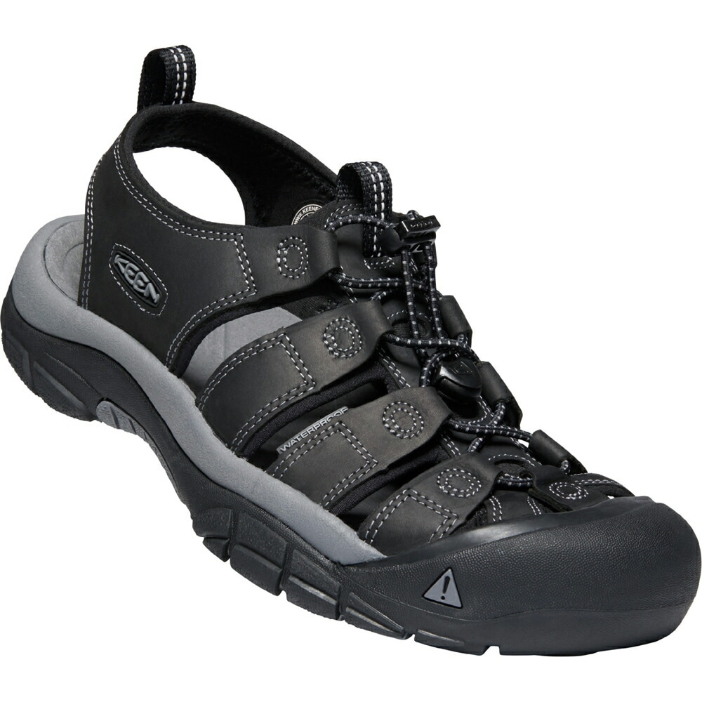 KEEN Mens Newport Black/Steel Grey [キーン]