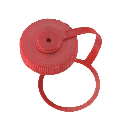 [当日出荷可] NALGENE 広口1.0リットル用 ループキャップ レッド [ナルゲン]
