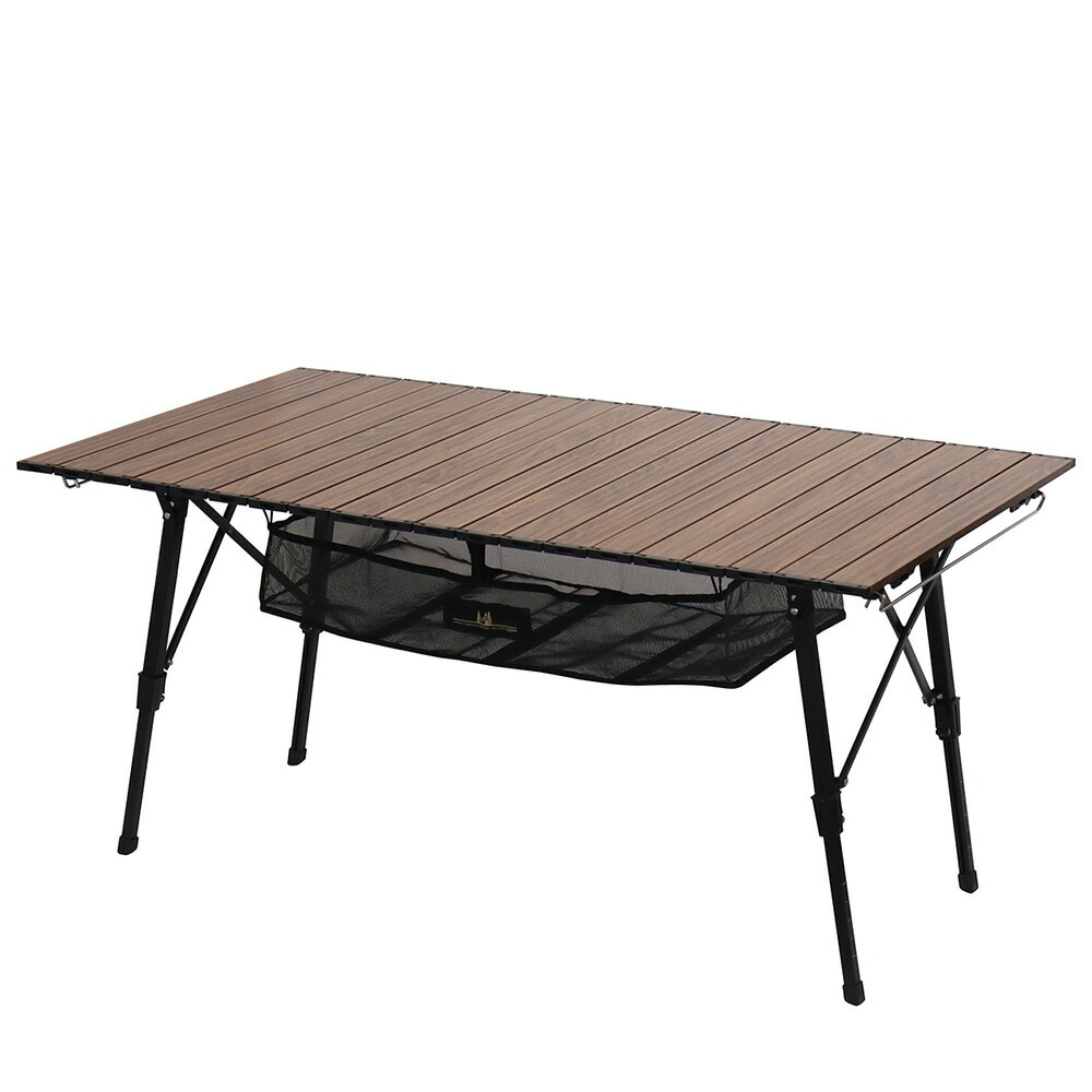 CAMPAL JAPAN ロールテーブルL ダークブラウン [キャンパルジャパン]