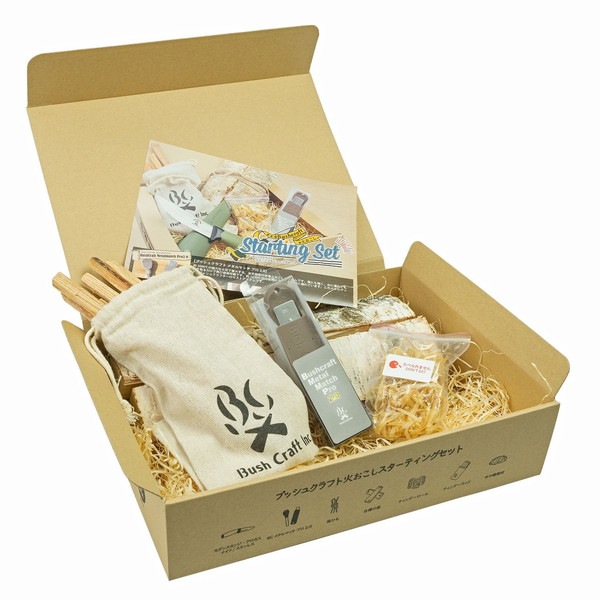 Bush Craft ブッシュクラフト火おこしスターティングセット ナイフなし [ブッシュクラフト]