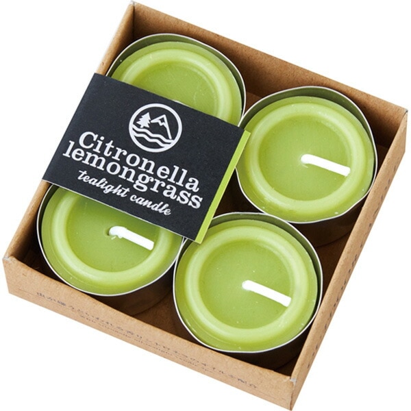 kameyama candle シトロネラレモングラスティーライト4個入 [カメヤマキャンドル]