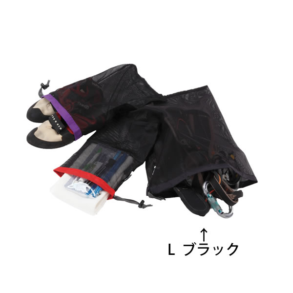 ISUKA メッシュ バッグ L ブラック [イスカ]