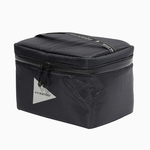 and wander sil soft cooler small charcoal [アンドワンダー]