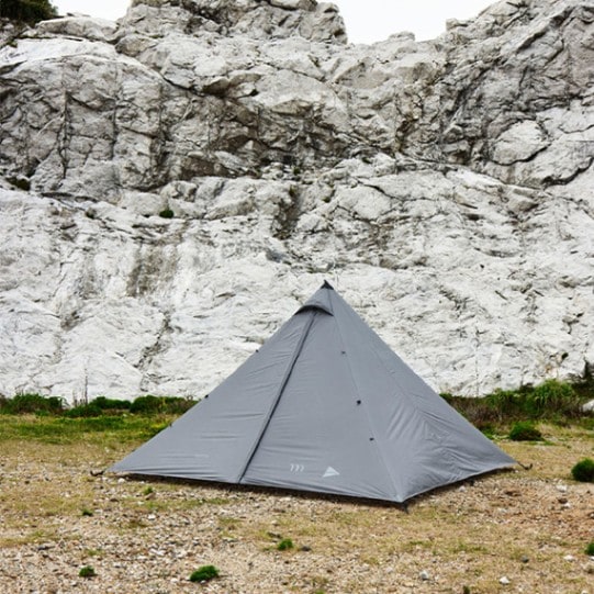 and wander muraco × and wander HERON 1POLE TENT SHELTER SET gray [アンドワンダー]