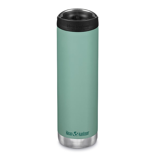 Klean Kanteen TKワイド 20oz w/Caf_ ベリル グリーン [クリーンカン