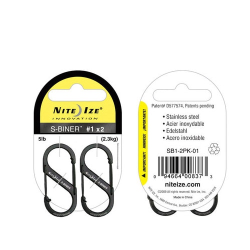 NITEIZE エスビナー＃1 2個セット [ナイトアイズ]