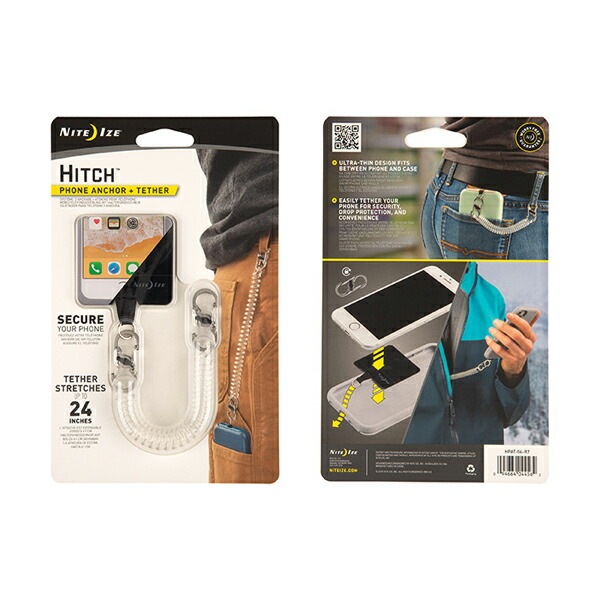 NITEIZE ヒッチ&コイルコード クリア [ナイトアイズ]