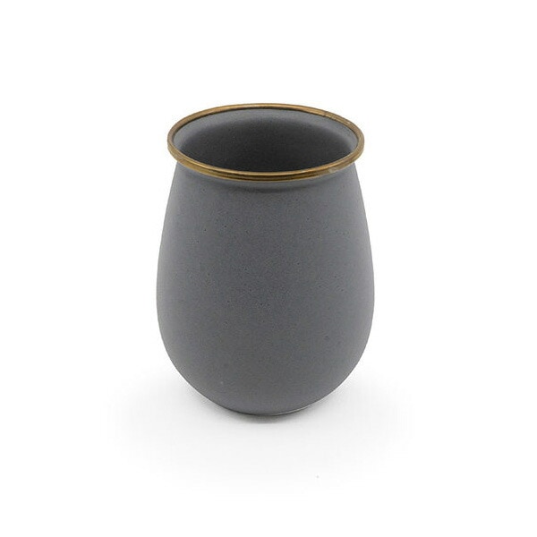 Barebones Living エナメルタンブラー 2コセット チャコール [ベアーボーンズリビング]