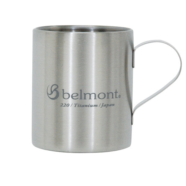 belmont チタンダブルマグ220 logo [ベルモント]