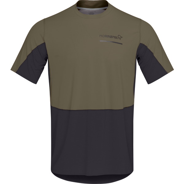 NORRONA Mens senja equaliser lightweight T-shirt Olive Night [ノローナ]