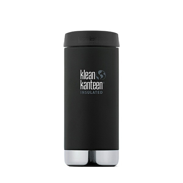 klean kanteen TKワイド12oz (w/Cafe Cap 3.0) シェールブラック [クリーンカンティーン]
