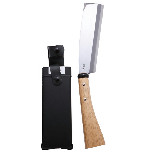 土佐鞘鉈　180mm 土佐・忠親 青鋼 鞘鉈6寸180