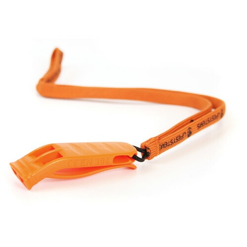 LIFESYSTEMS セーフティホイッスル（ネックストラップ付） [ライフシシテムズ]