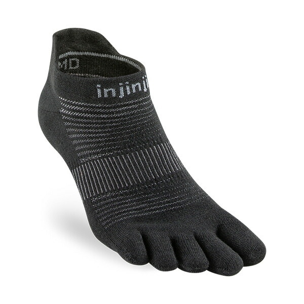 INJINJI ラン ライトウェイト ノーショウ ブラック [インジンジ]