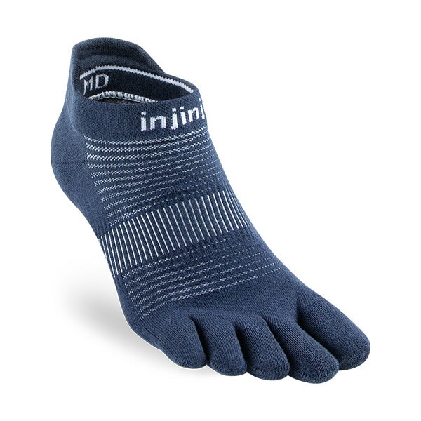 INJINJI ラン ライトウェイト ノーショウ ネイビー [インジンジ]