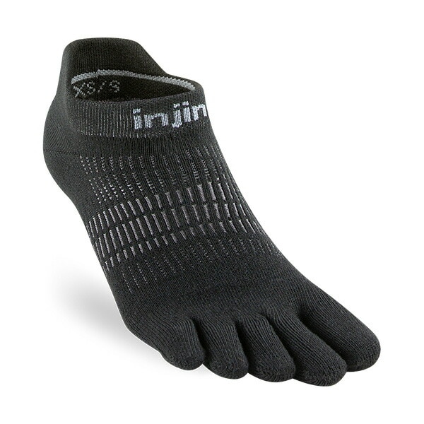 INJINJI ウイメンズ ラン ライトウェイト ノーショウ ブラック XS/Sサイズ [インジンジ]