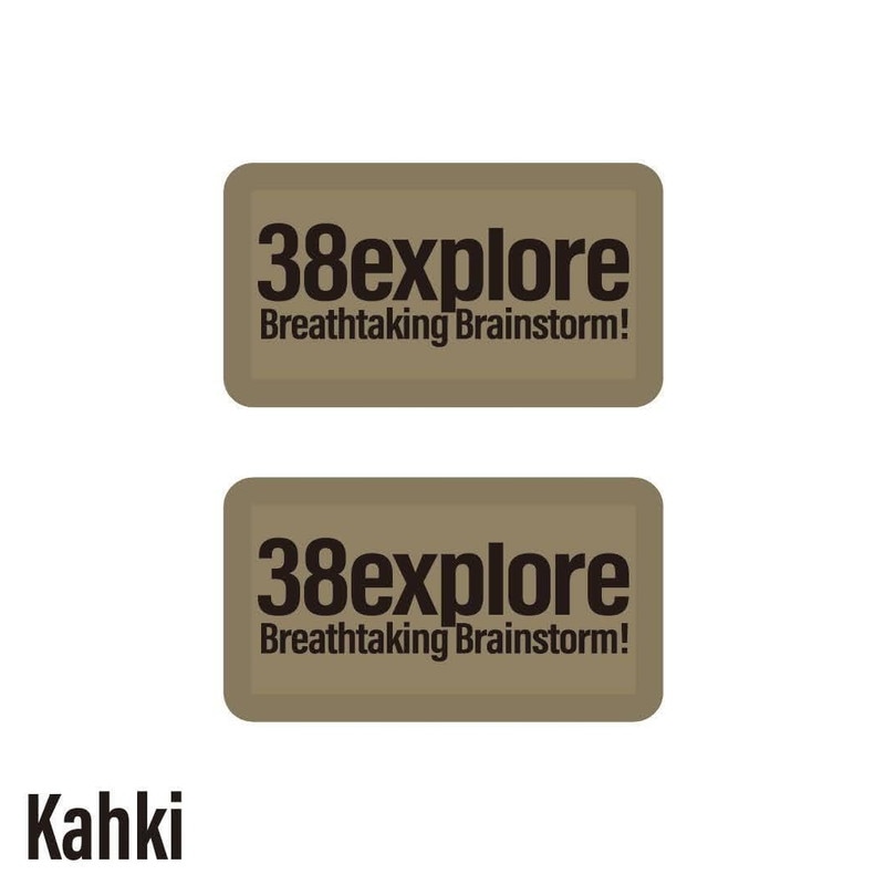 [当日出荷可] 38explore Patch38 SMALL KH 2枚セット [ミヤエクスプローラー]