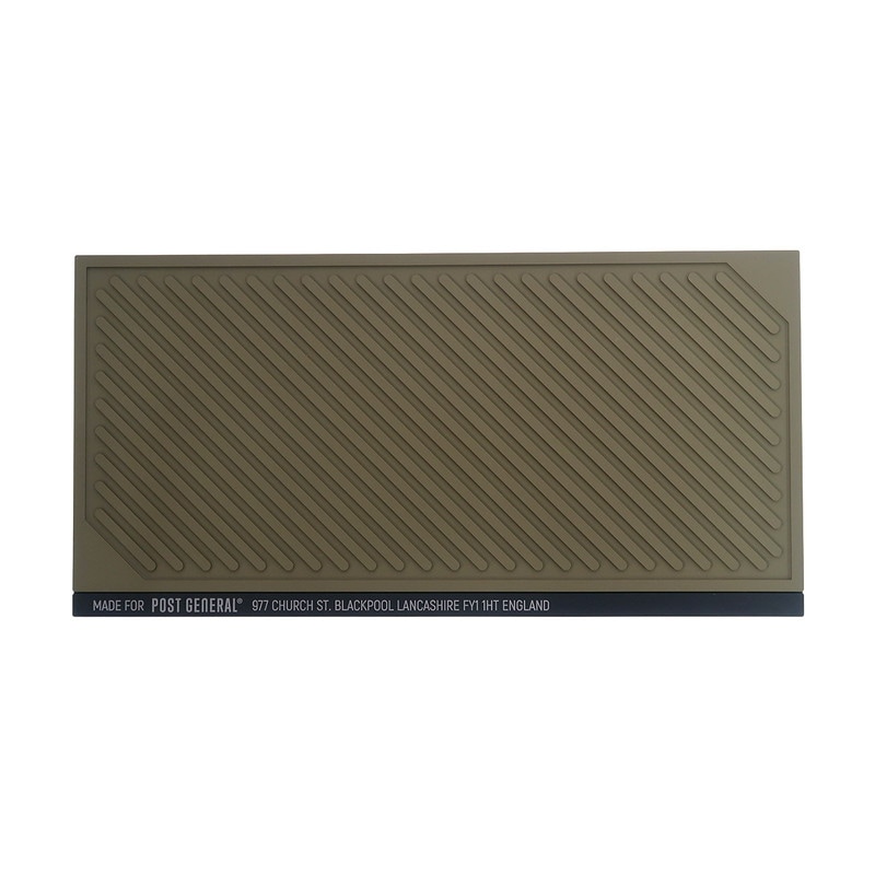 POST GENERAL RUBBER DOOR MAT OLIVE [ポストジェネラル]