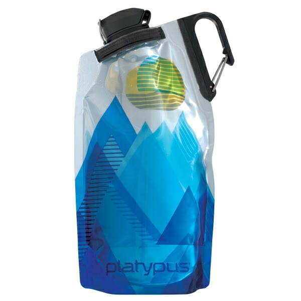 platypus デュオロックソフトボトル 0.75L ブルーピークス [プラティパス]