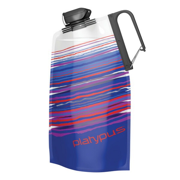 Platypus Duolock Soft Bottle ブルースカイライン 1.0L [プラティパス]