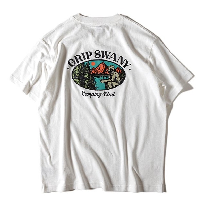 Grip Swany GS CAMP TEE WHITE [グリップスワニー]