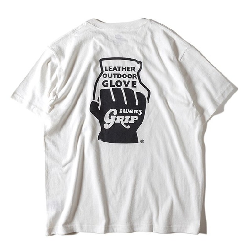 新品 グリップスワニー GS LOGO TEE White grip swany