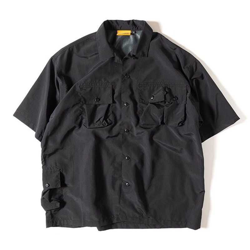 Grip Swany SUPPLEX CAMP SHIRT4.0 MD BLACK [グリップスワニー]