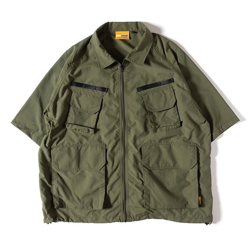 Grip Swany GEAR POCKET SHIRT TENT OLIVE [グリップスワニー]