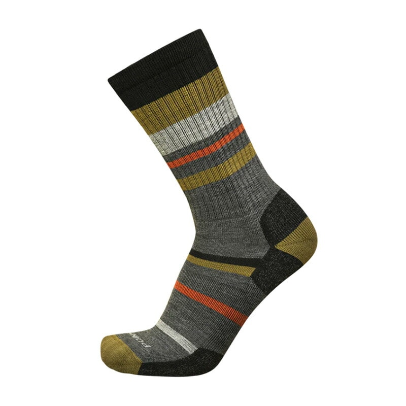 Point6 HIKING MIXED STRIPE LT CREW Coyote Brown [ポイントシックス]