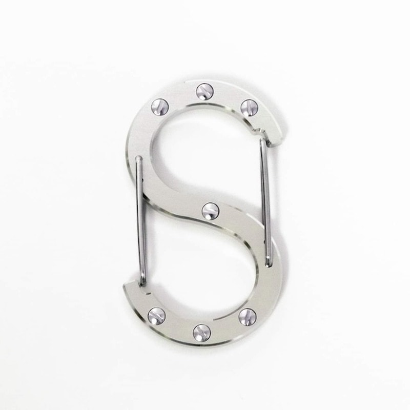 [当日出荷可] 38explore KURIHARATAKUMI Seimitsu Carabiner S シルバー [ミヤエクスプローラー]