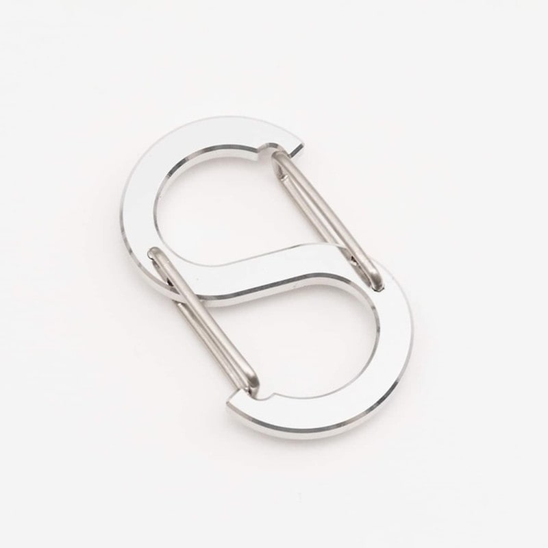 [当日出荷可] 38explore KURIHARATAKUMI SEIMITSU CARABINER (CHIBY) シルバー [ミヤエクスプローラー]