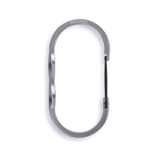 Barebones Living ワイヤーゲートカラビナ ガンメタル Lサイズ [ベアーボーンズリビング]