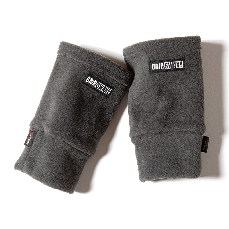 Grip Swany POLARTEC  FLEECE HAND WARMER CHARCOAL [グリップスワニー]