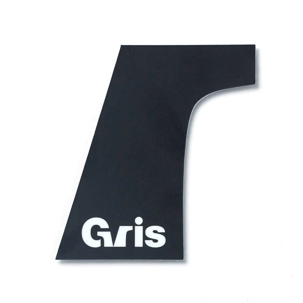 gris GRIS LOGOMARK STICKER BLACK [グリ]