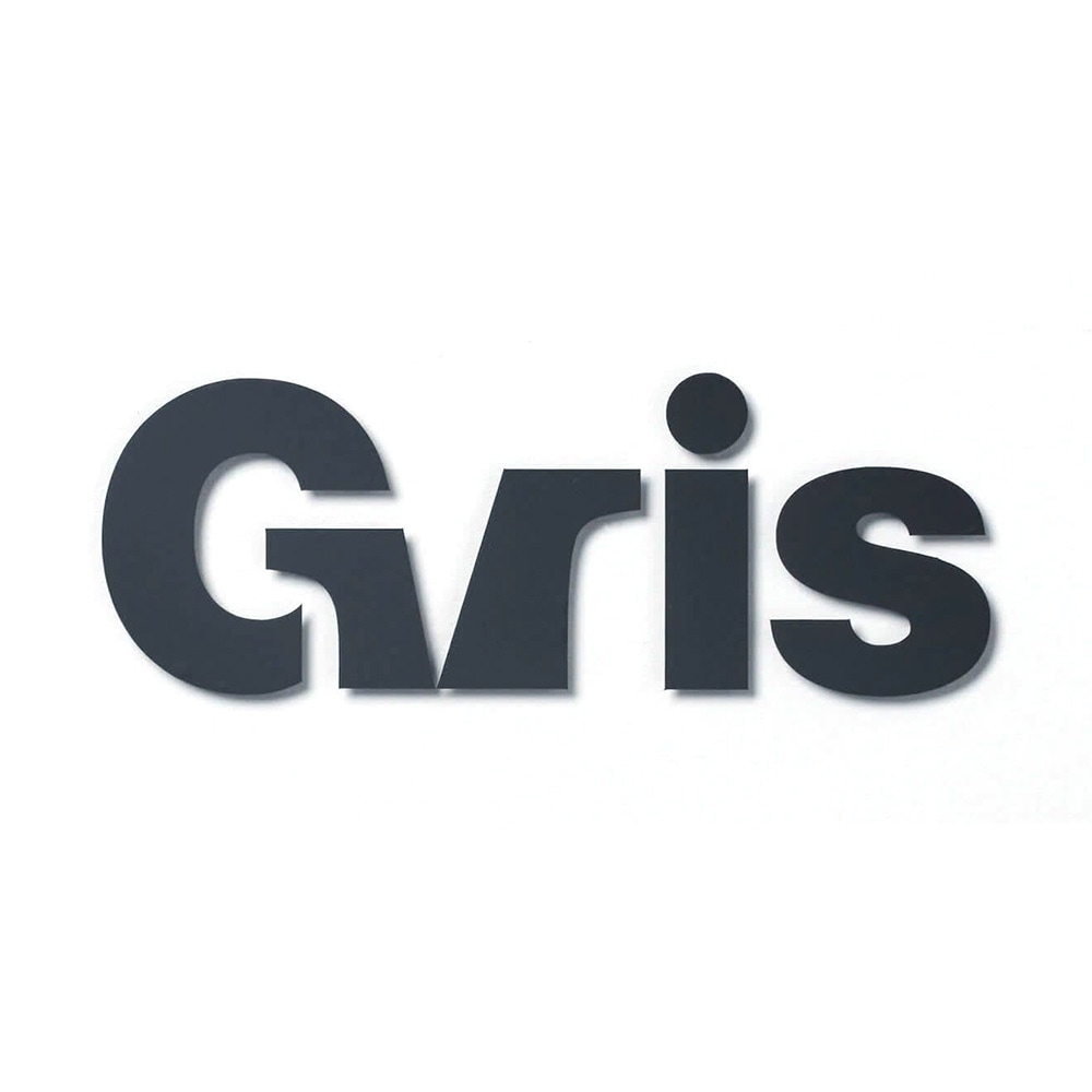 gris GRIS LOGOTYPE STICKER BLACK [グリ]