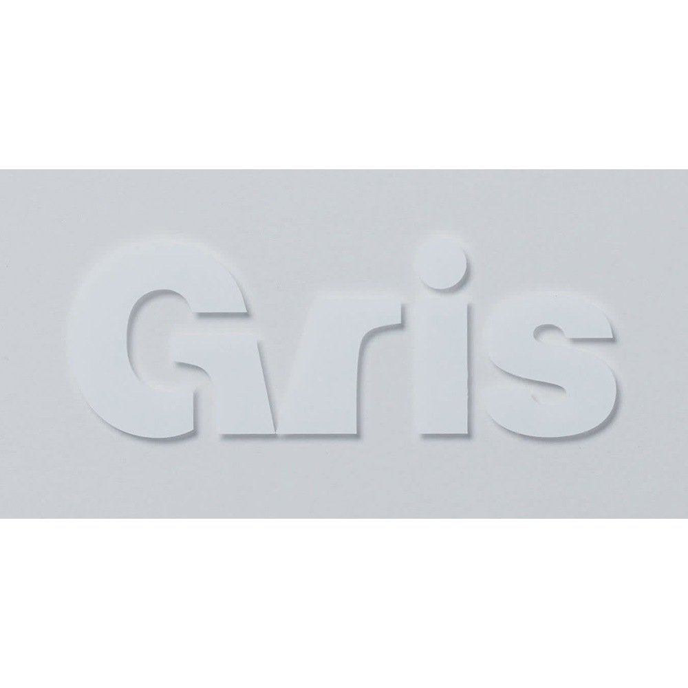 gris GRIS LOGOTYPE STICKER WHITE [グリ]
