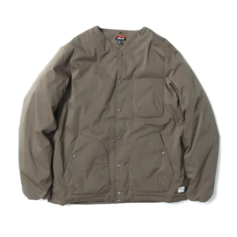 NANGA TAKIBI RIPSTOP INNER DOWN CARDIGAN MEN AMG [ナンガ]