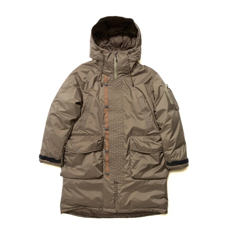 NANGA AURORA DOWN FIELD HALF COAT M.GRY [ナンガ]