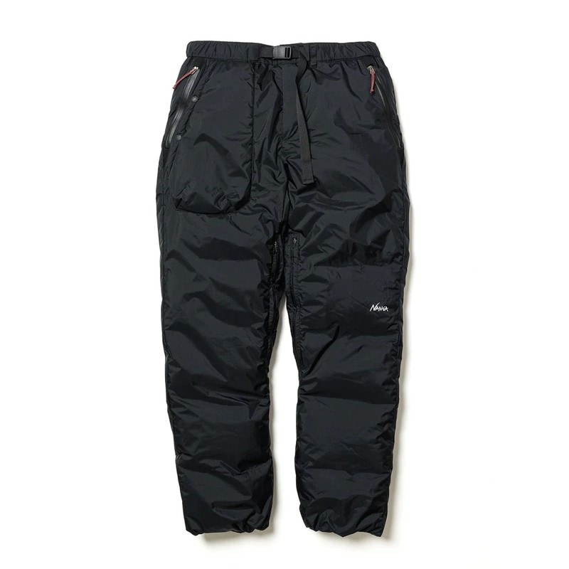 NANGA AURORA DOWN PANTS MEN BLK [ナンガ]