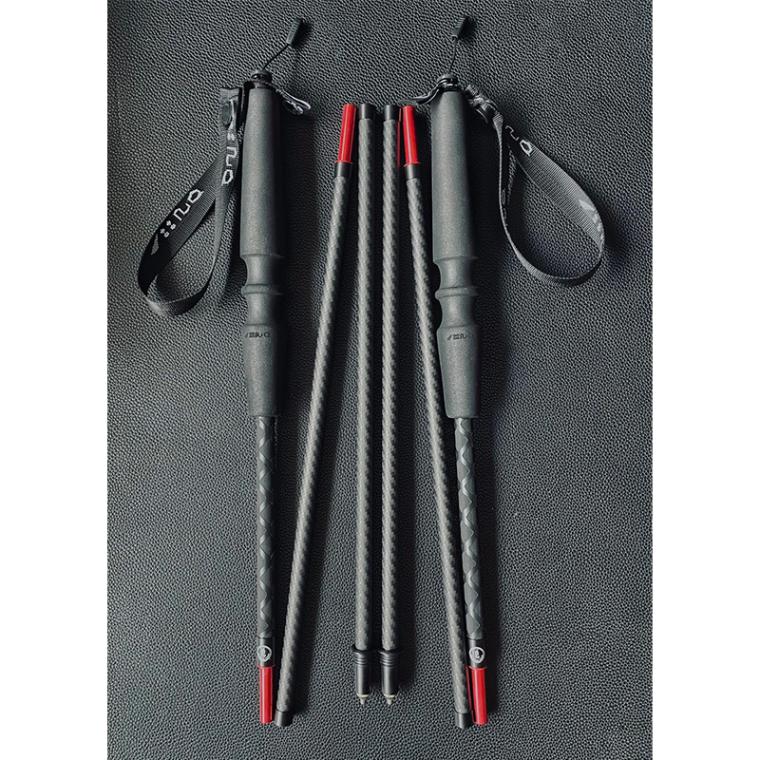 【予約商品 2月下旬頃入荷予定】 Outdoor Yogui Carbon Trekking Poles Black/Red Joint [アウトドアヨギー]