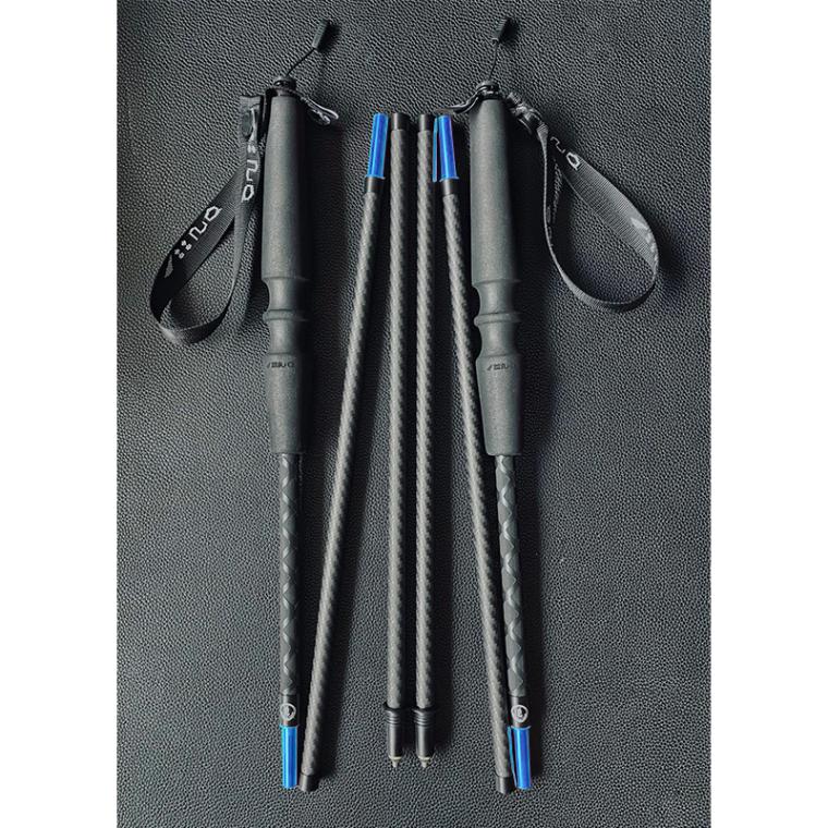 【予約商品 2月下旬頃入荷予定】 Outdoor Yogui Carbon Trekking Poles Black/Blue Joint [アウトドアヨギー]