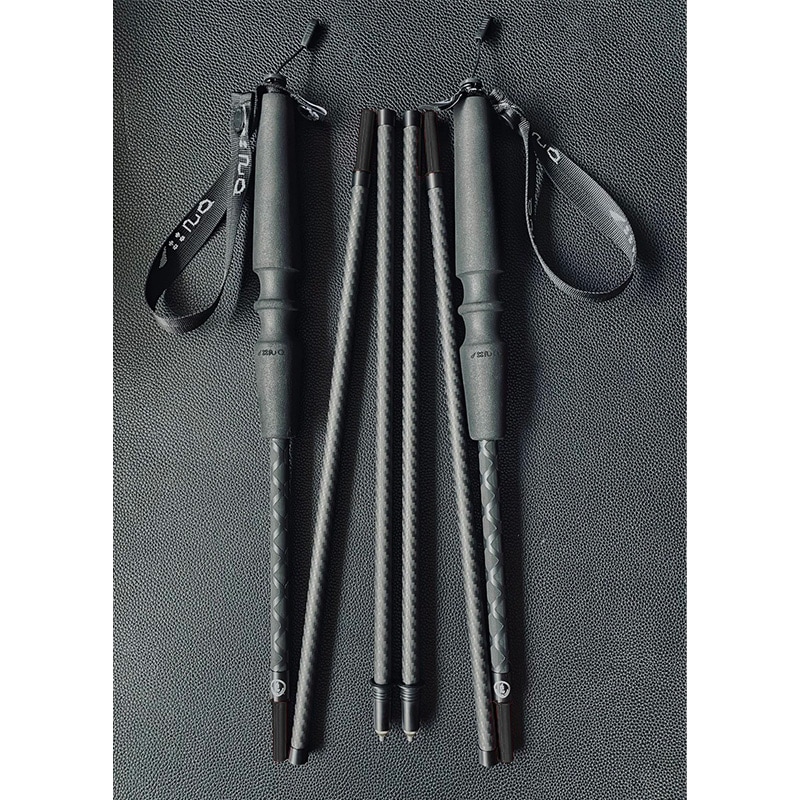 【予約商品 2月下旬頃入荷予定】 Outdoor Yogui Carbon Trekking Poles Black/Black Joint [アウトドアヨギー]