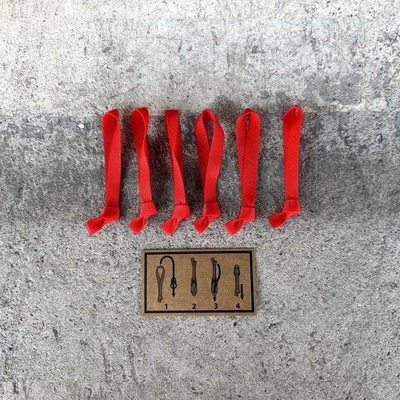 [当日出荷可] EVERGOODS Zipper Puller Kit Webbing Ultra Red [エバーグッズ]