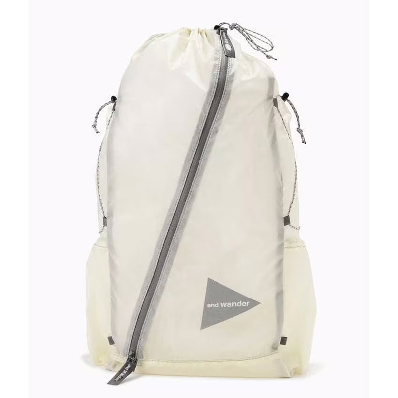 and wander sil daypack off white [アンドワンダー]