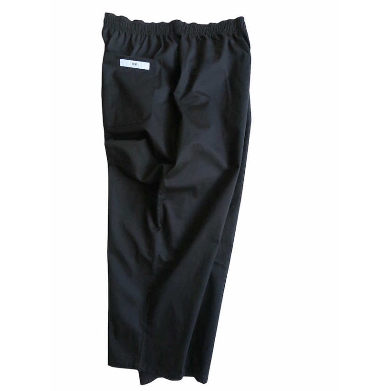 voiry SUNDAY PANTS-BACK SATIN BLACK [ヴォイリー]