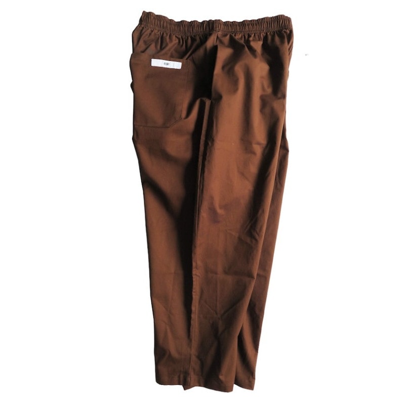 voiry SUNDAY PANTS-BACK SATIN D-BROWN [ヴォイリー]