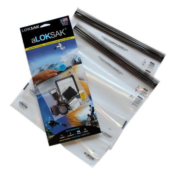 LOKSAK aLOKSAK 防水マルチケース（2枚入） Lサイズ [ロックサック]