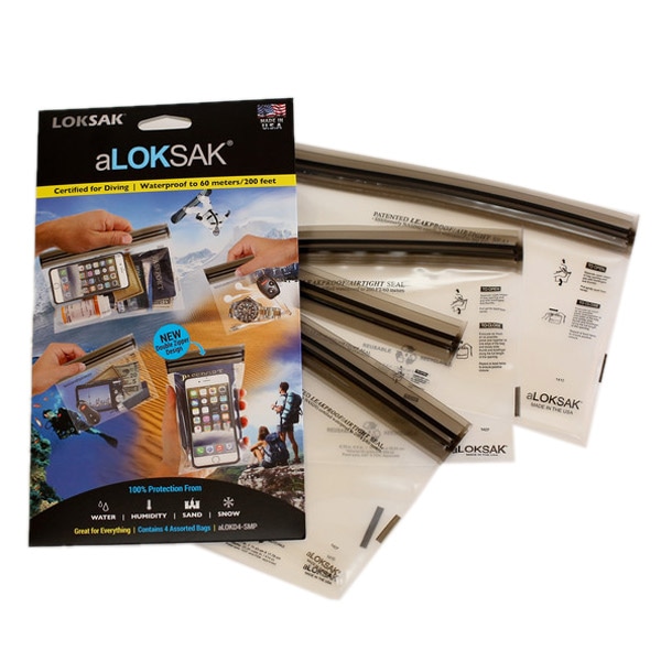LOKSAK aLOKSAK スモールマルチパック（XXS-M各1枚） [ロックサック]